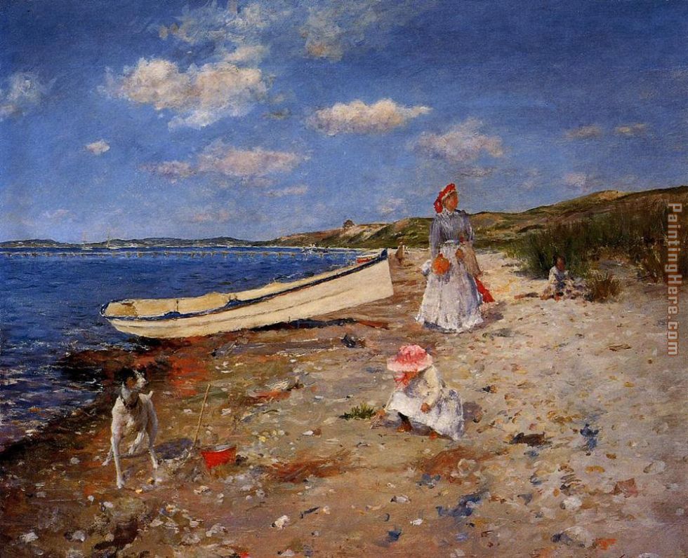 William Merritt Chase A Sunny Day at Shinnecock Bay